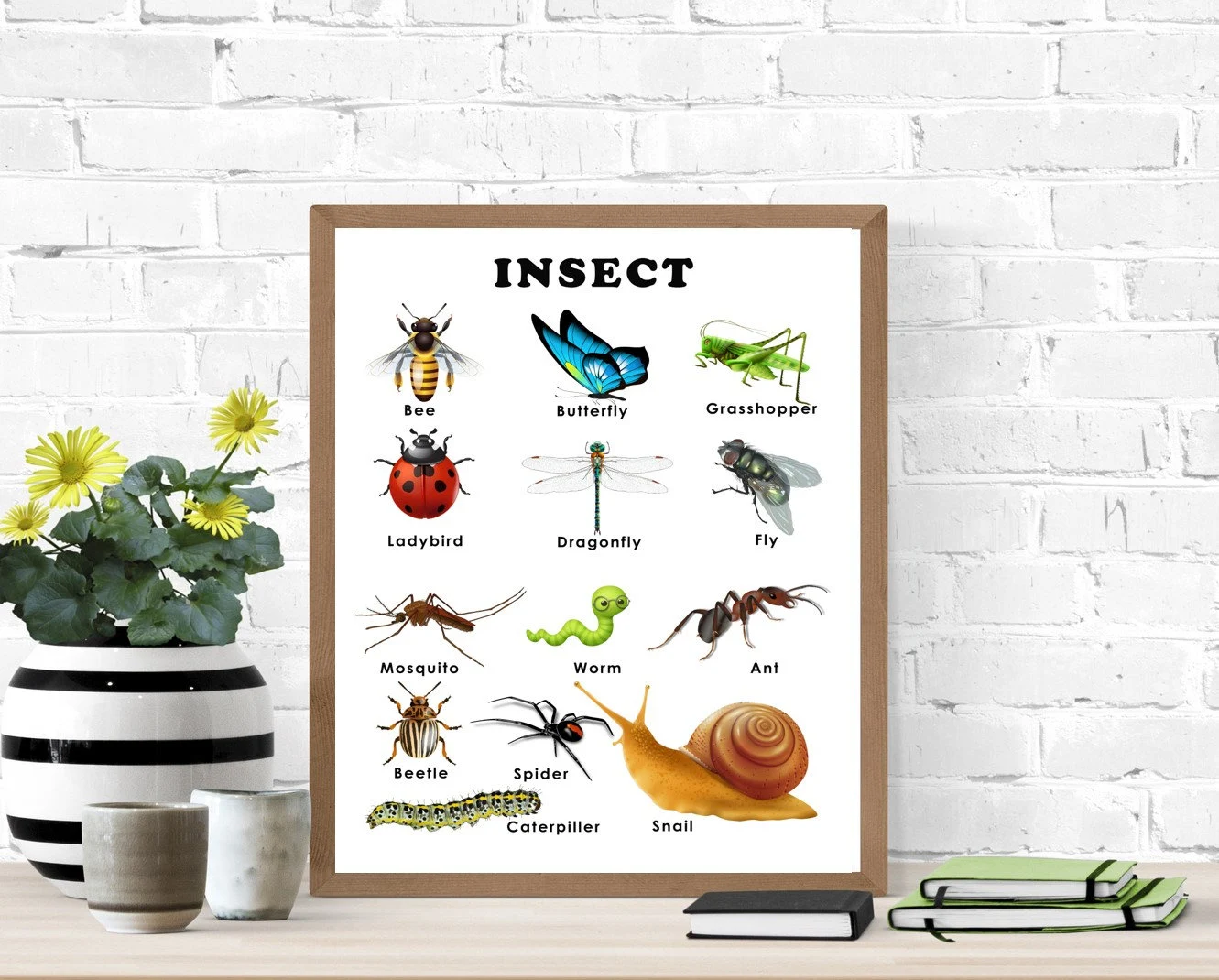 Sea Animals, insects, Wild animals and Farm Animals Printable Set - Image 2