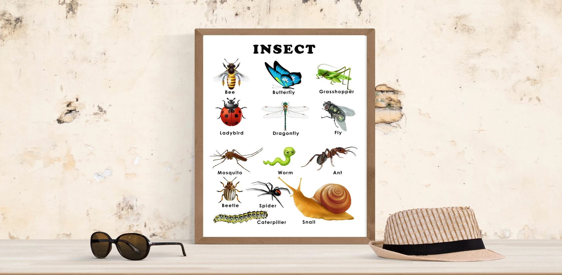 Sea Animals, insects, Wild animals and Farm Animals Printable Set - Image 3