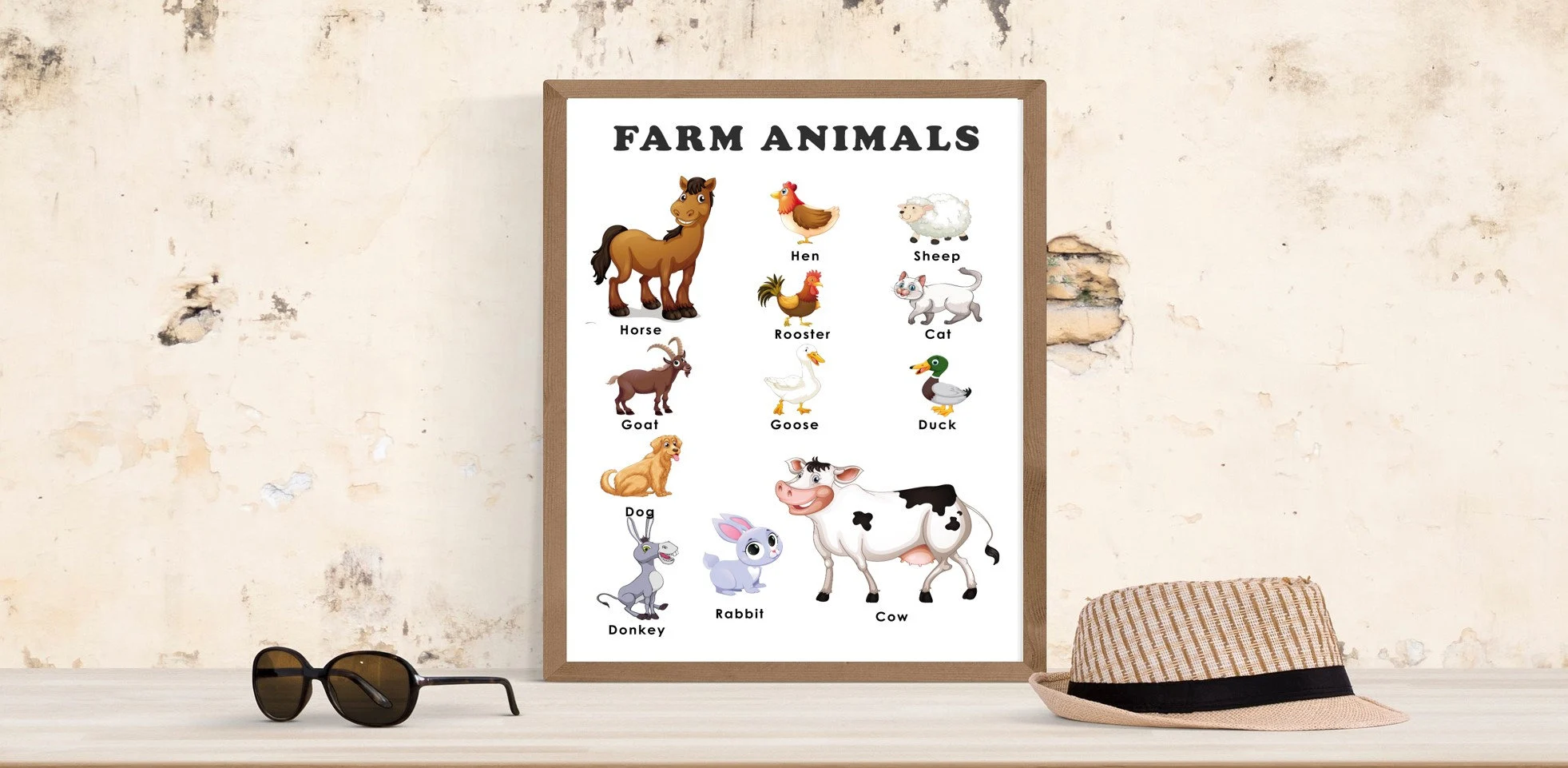 Sea Animals, insects, Wild animals and Farm Animals Printable Set - Image 4
