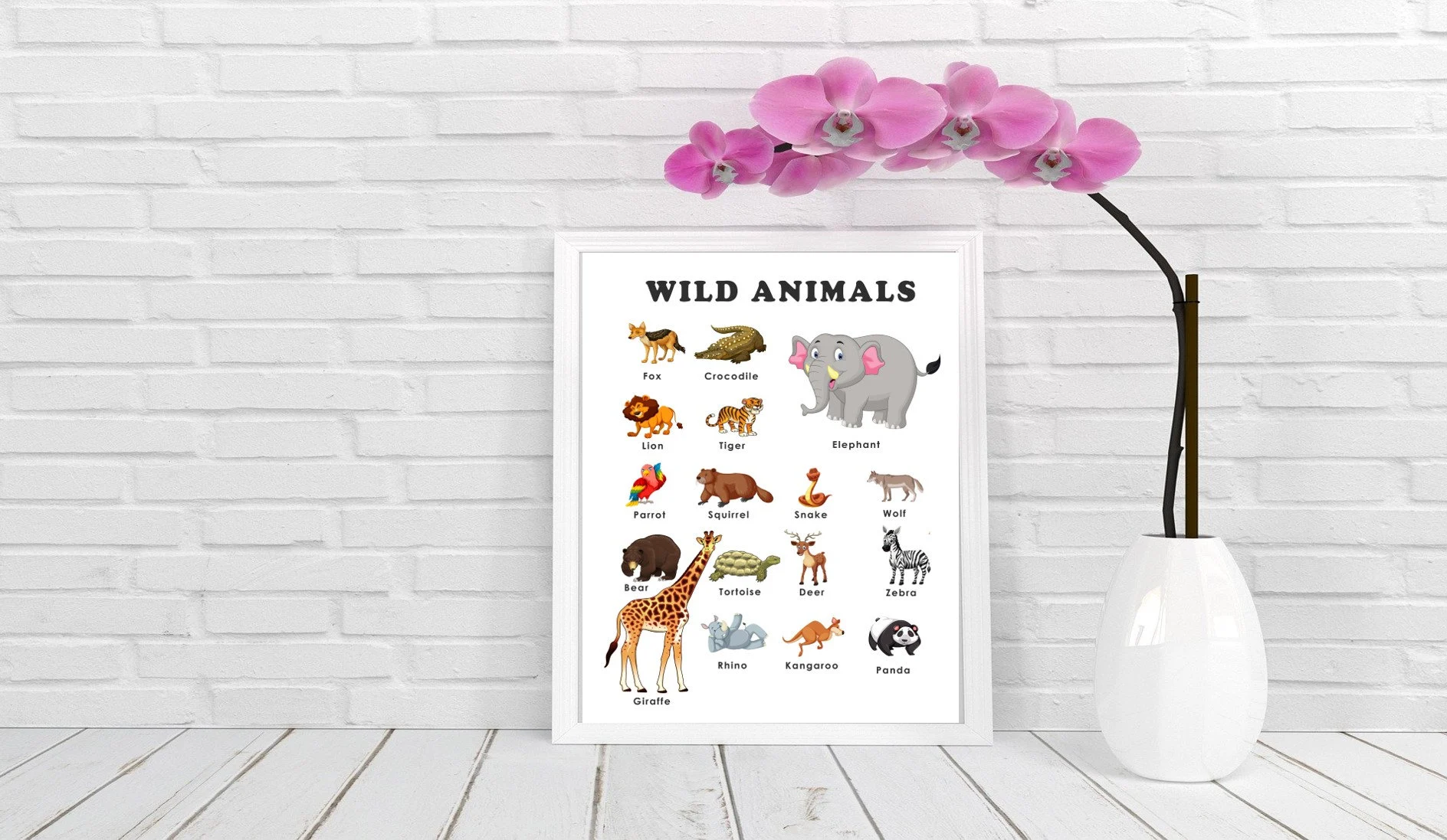 Sea Animals, insects, Wild animals and Farm Animals Printable Set - Image 5
