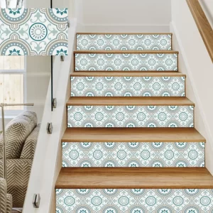 Stair Riser, Modern Vinyl Strips Peel and stick Removable stickers and Decals for Stairs - Home Decor -HD38
