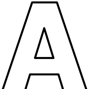 ABC Uppercase Letters PDF 28 pages - Font Tahoma